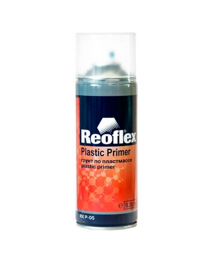 REOFLEX Грунт по пластмассе 1K аэрозоль Plastic Primer Spray серый 520мл