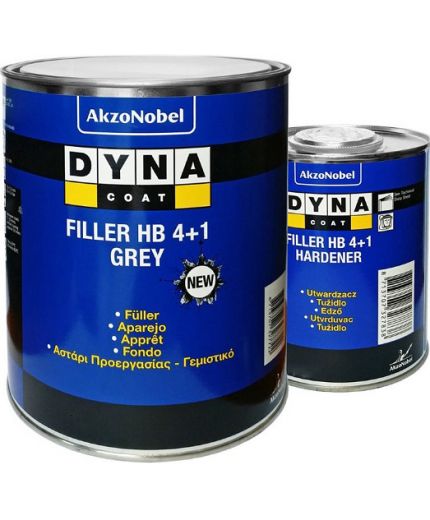 DYNACOAT Filler HB 4+1 Грунт серый с отвердителем 3,75л Фото 2