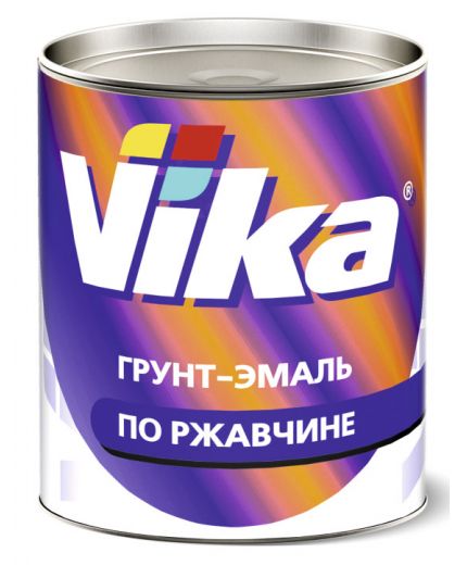 VIKA Грунт-эмаль по ржавчине RAL 6002 лиственно-зеленая 0,9 кг