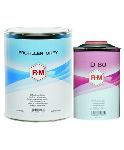 RM PROFILLER Grau грунт 4л + D80 отвердитель 1л