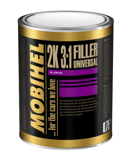 MOBIHEL Грунт 2K 3:1 Filler HS W/W LOW VOC 0,75л