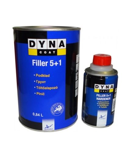 DYNACOAT Filler 5+1 Грунт-выравниватель черный с отвердителем 1л