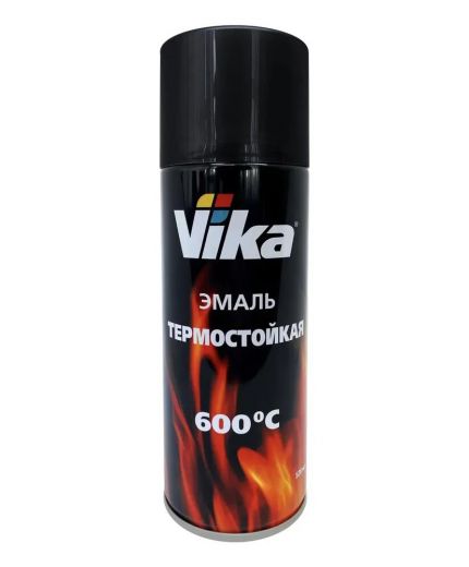 VIKA Аэрозоль эмаль термостойкая красная 520мл