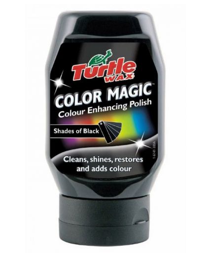 TURTLE WAX Полироль COLOR MAGIC черная 300мл