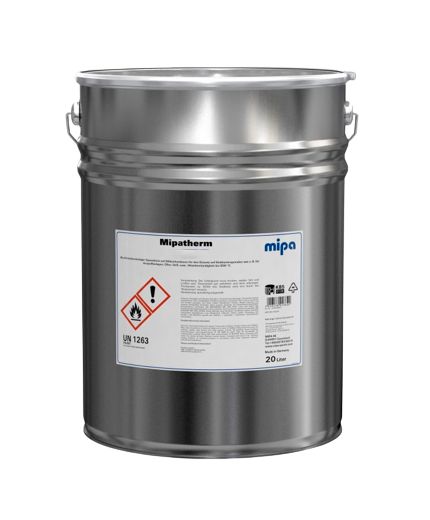 MIPA Mipatherm Краска термостойкая черная 800°C антикоррозионная 20л