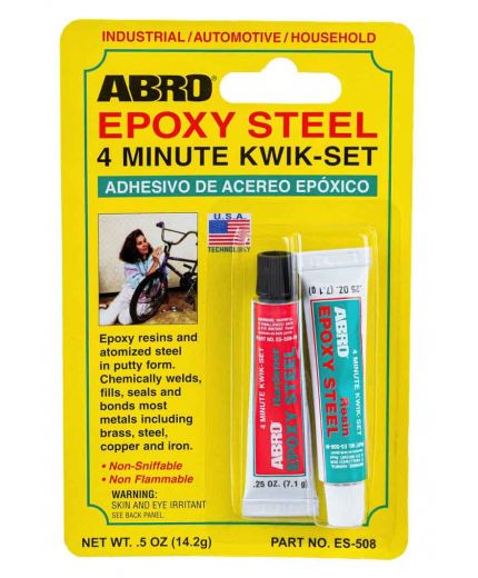 ABRO Клей эпоксидный 4-х минутный для металлов 14,2 г