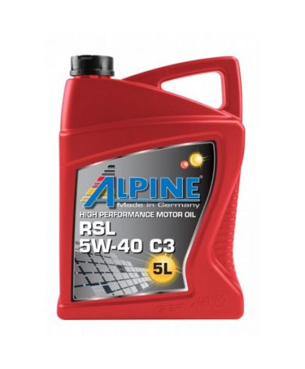 Моторное масло ALPINE RSL 5W-40 C3 5л
