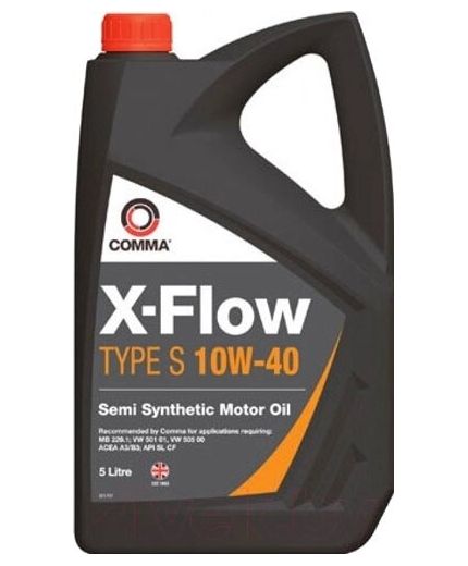 Моторное масло COMMA X-FLOW TYPE S 10W-40 5л