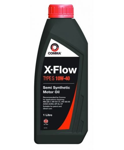 Моторное масло COMMA X-FLOW TYPE S 10W-40 1л