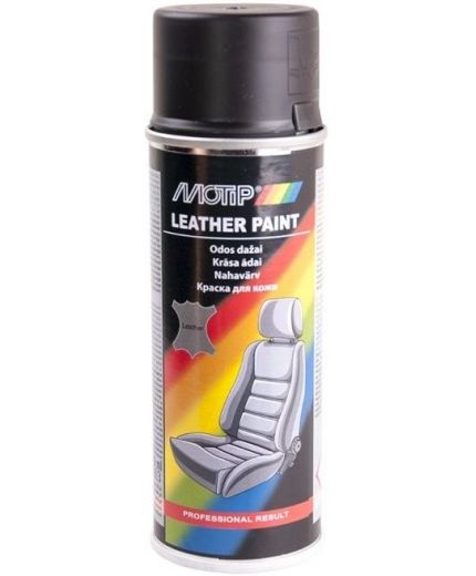 MOTIP Leather Paint Краска-спрей для кожи и винила бежевая матовая 200мл