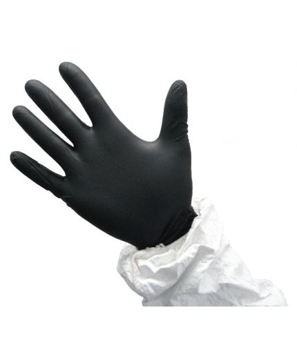 REOFLEX Перчатки нитриловые черные размер M Фото 2