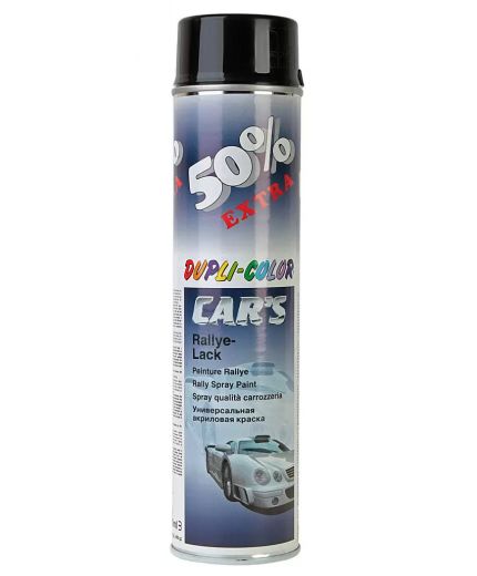 DUPLI COLOR CAR'S Rallye-Lack краска акриловая универсальная черная матовая 600мл