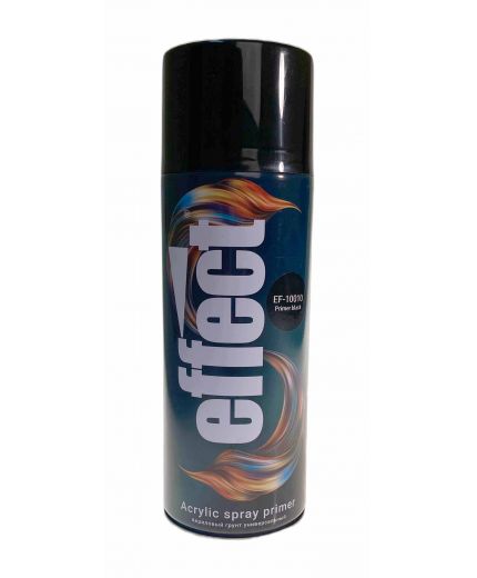 EFFECT Acrylic spray primer - Грунт универсальный акриловый черный Black 400мл аэрозоль