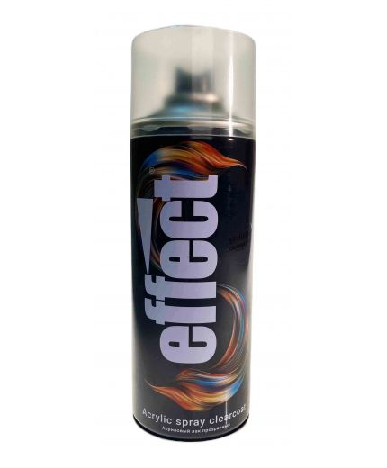 EFFECT Acrylic spray clearcoat - Лак универсальный акриловый бесцветный глянцевый Gloss 400мл аэрозоль