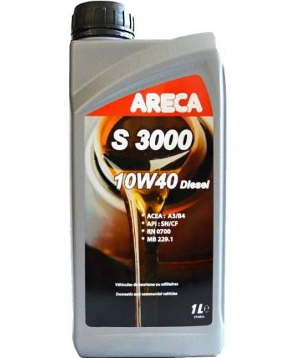 Моторное масло ARECA S3000 10W-40 1л Фото 2