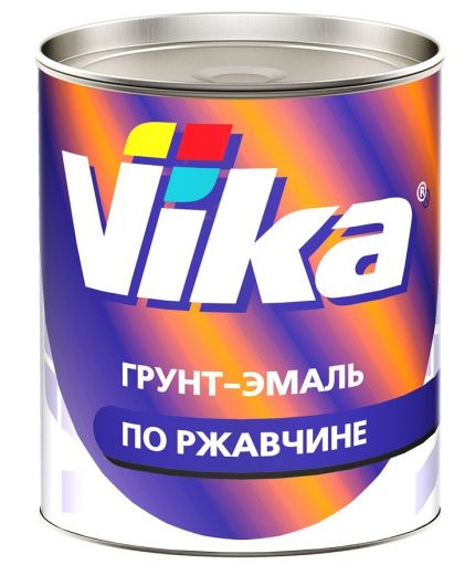 VIKA Грунт-эмаль по ржавчине RAL 7046 телегрей 2 0,9 кг Фото 2