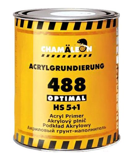 CHAMALEON 488 Optimal HS 5+1 Грунт-наполнитель серый 1л Фото 2