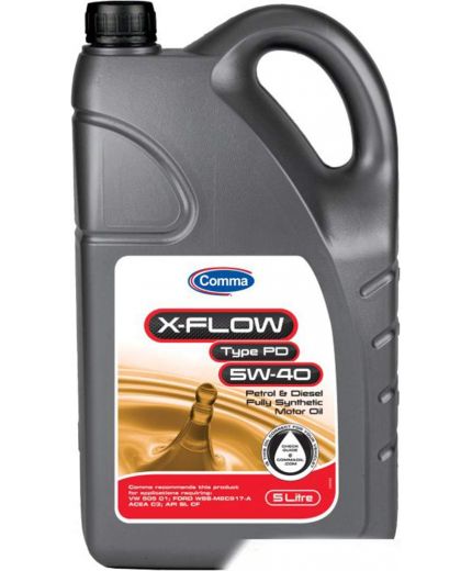 Моторное масло COMMA X-FLOW TYPE PD 5W-40 5л Фото 2