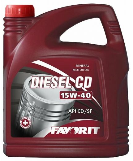 Моторное масло FAVORIT Multi SF 15W-40 API SF/CD 5л Фото 2