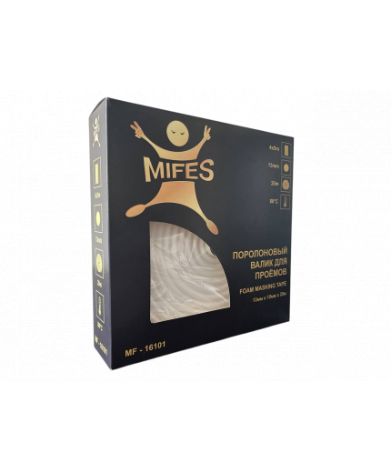MIFES Валик поролоновый для проемов на клеевой основе 13мм*10мм*20м