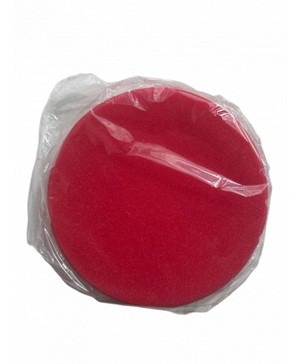 MIFES Круг полировальный ESPONJA на липучке 150мм х 25мм КРАСНЫЙ средне-мягкий из высококачественного бельгийского поролона Фото 3