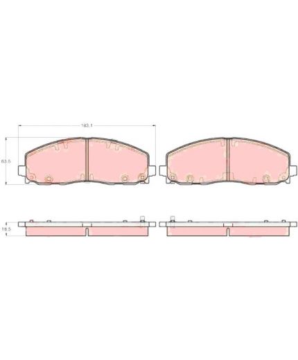 TRW Колодки дисковые Фото 2