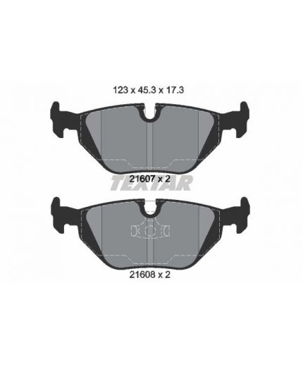 Textar Колодки дисковые задние