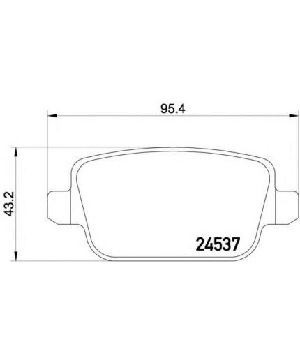Textar Колодки дисковые задние