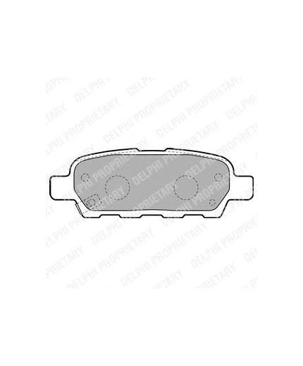 Delphi Колодки дисковые задние