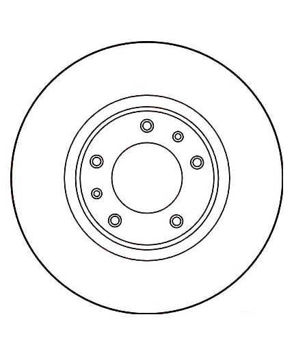 TRW Тормозной диск передний