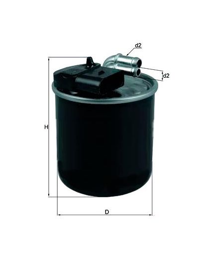 KNECHT-MAHLE Фильтр топливный