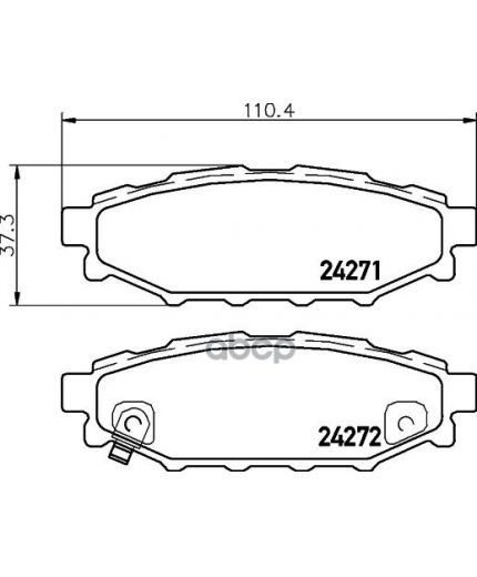 NISSHINBO Колодки дисковые задние Фото 2