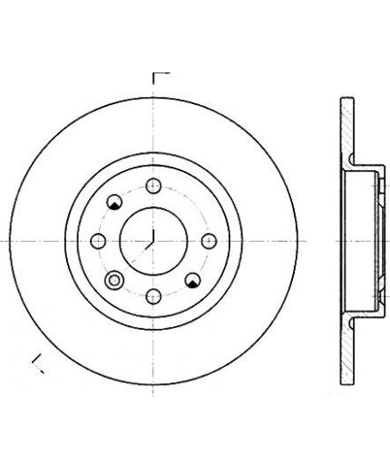 Stellox Тормозной диск передний