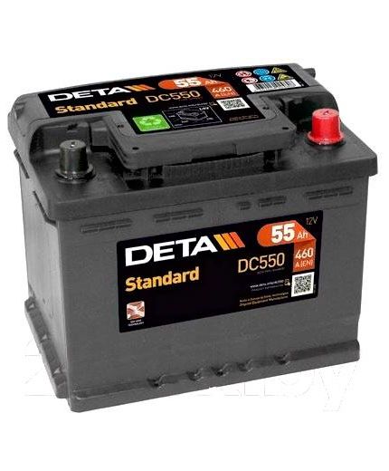 DETA Аккумулятор STANDARD DC550 (55 А/ч)