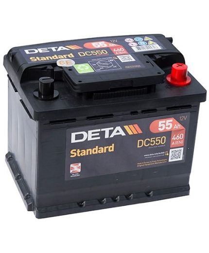 DETA Аккумулятор STANDARD DC550 (55 А/ч) Фото 4