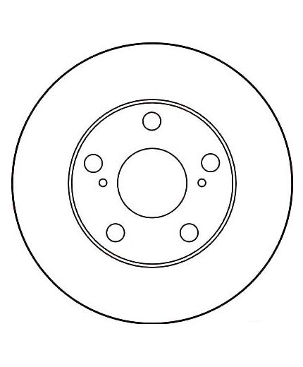 TRW Тормозной диск передний