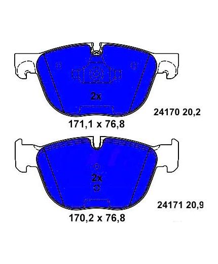 ATE Колодки дисковые передние