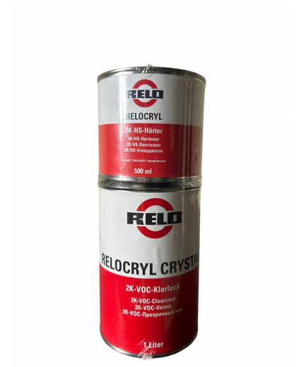RELO Relocryl Crystal 2K-VOC-Klarlack Акриловый лак с отвердителем 1,5 л