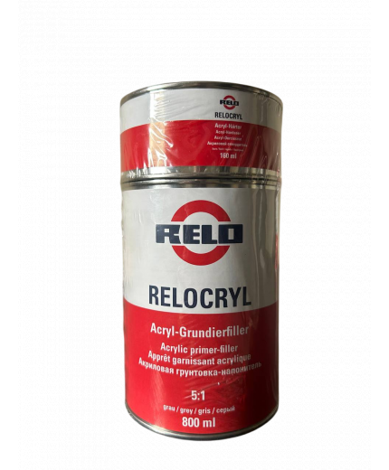 RELO Relocryl Acryl-Grundierfiller 5+1 Грунт-наполнитель акриловый с отвердителем 960 мл