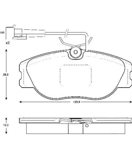 TRW Колодки дисковые передние