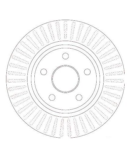 TRW Тормозной диск передний