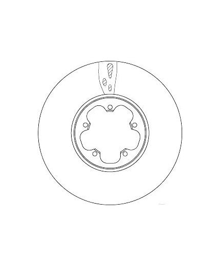 TRW Тормозной диск передний