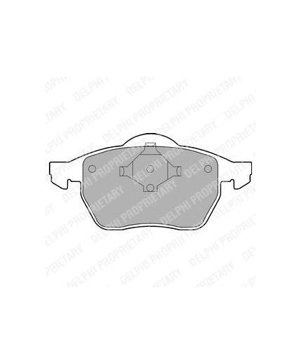 Delphi Колодки дисковые передние