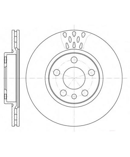 REMSA Тормозной диск передний
