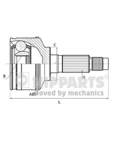 NIPPARTS ШРУС наружный