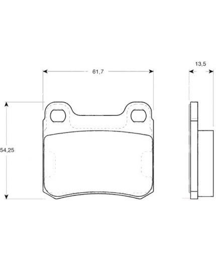 TRW Колодки дисковые задние Фото 2