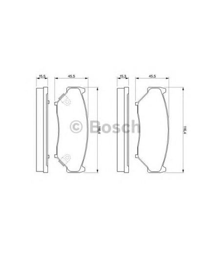 BOSCH Колодки дисковые Фото 3