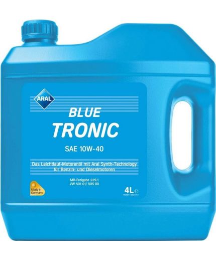 Моторное масло ARAL Blue Tronic 10W-40 4л