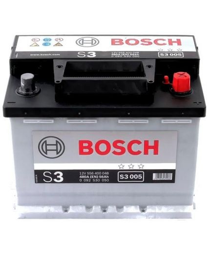 BOSCH Аккумулятор S3 0092S30050 (56 А/ч) Фото 2