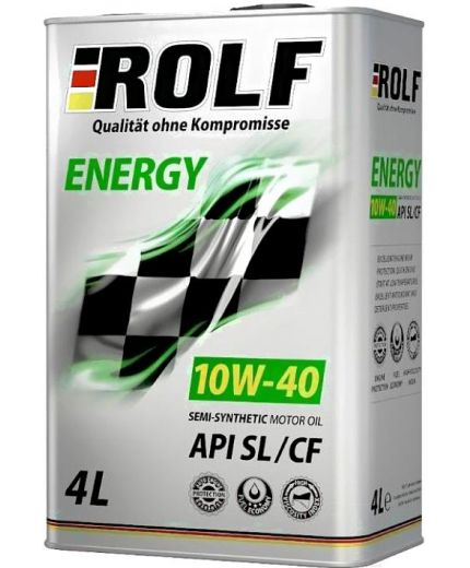 Моторное масло ROLF Energy SAE 10W-40 API SL/CF 4л